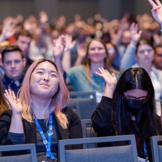 CSTE Applied Epidemiology Fellows during a Plenary Session at the 2023 CSTE Annual Conference.